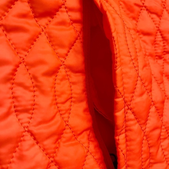 Lands’ End Bright Quilted Coral Jacket Size Small Women’s 4-6 Cozy Classic Gift - Picture 10 of 12